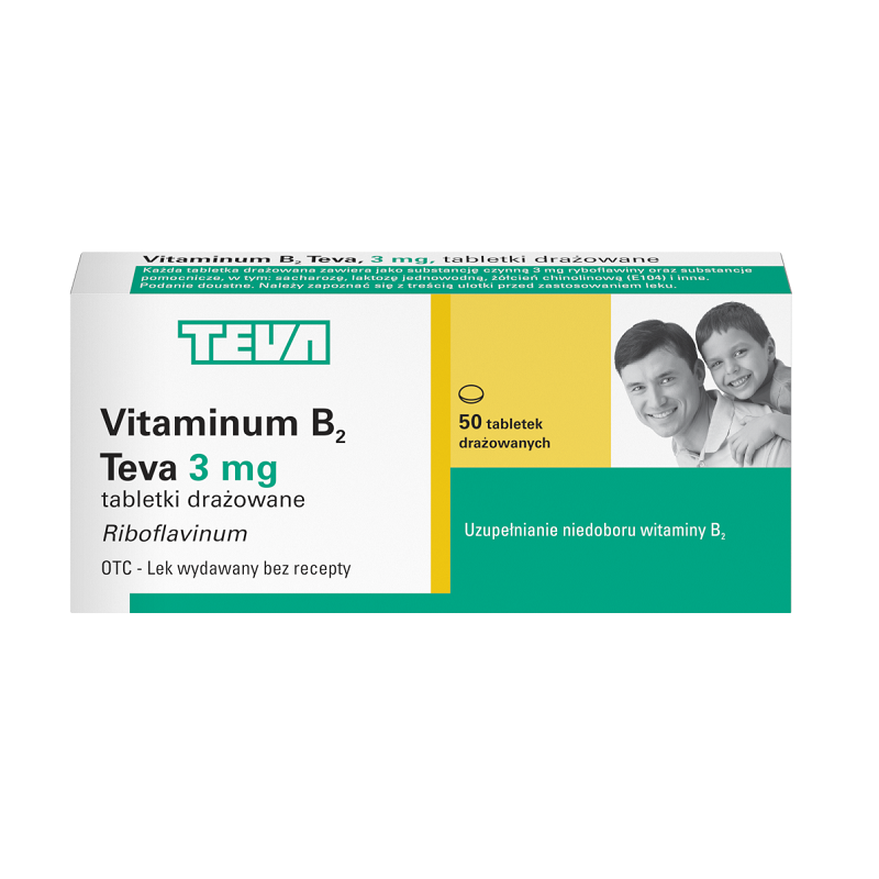 Vitaminum B2 Teva 50 Tabletek Cena I Opinie Apteka Super Pharm