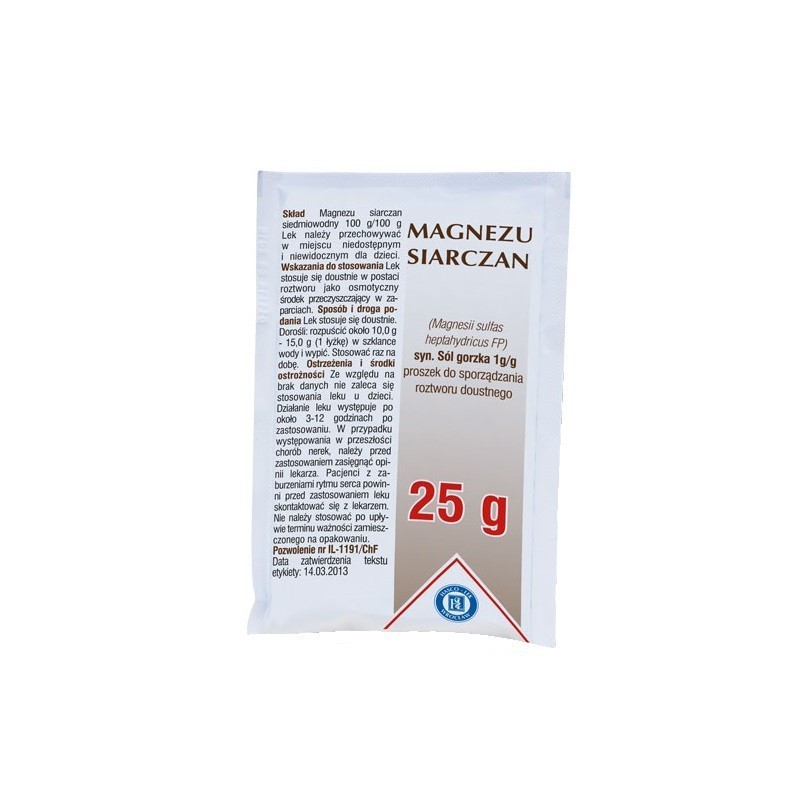 Siarczan Magnezu (Sól Gorzka) 25 g