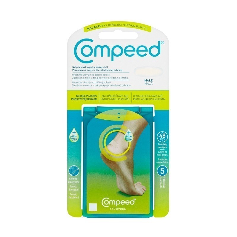 Compeed Kojące Plastry Przeciw Pęcherzom z Aloesem 5 szt.