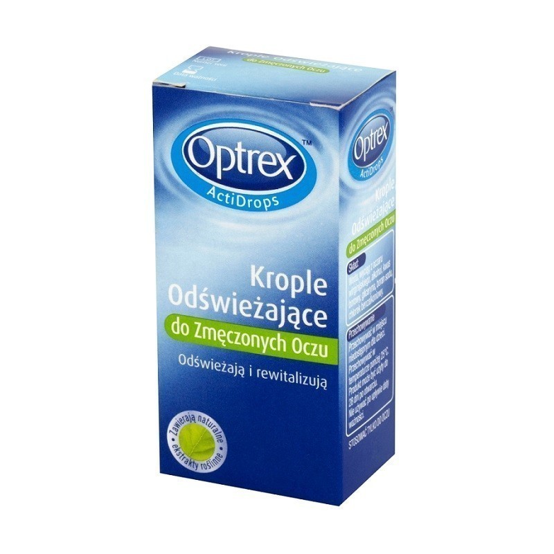 Optrex ActiDrops Odświeżające krople do zmęczonych oczu 10 ml