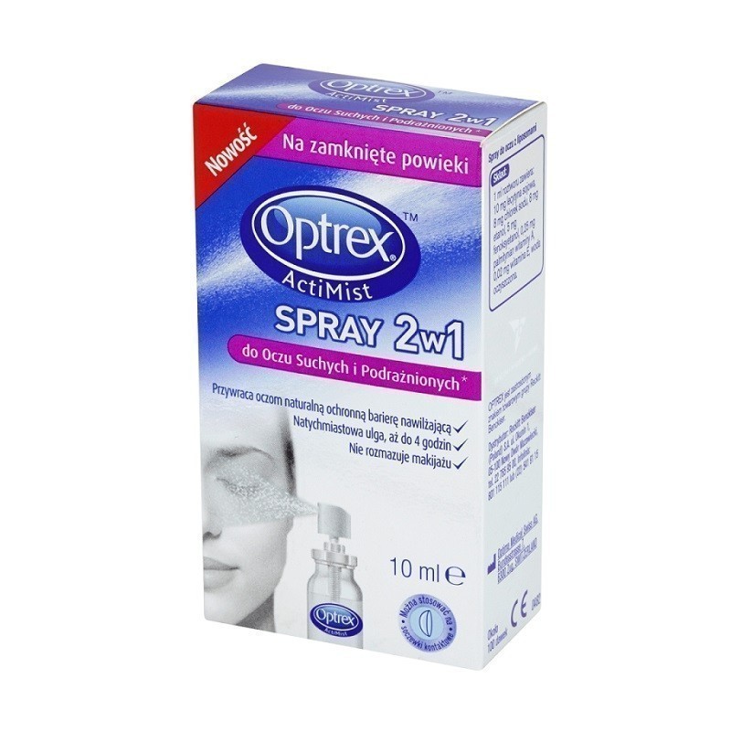 Optrex ActiMist Spray 2w1 do Oczu 10 ml