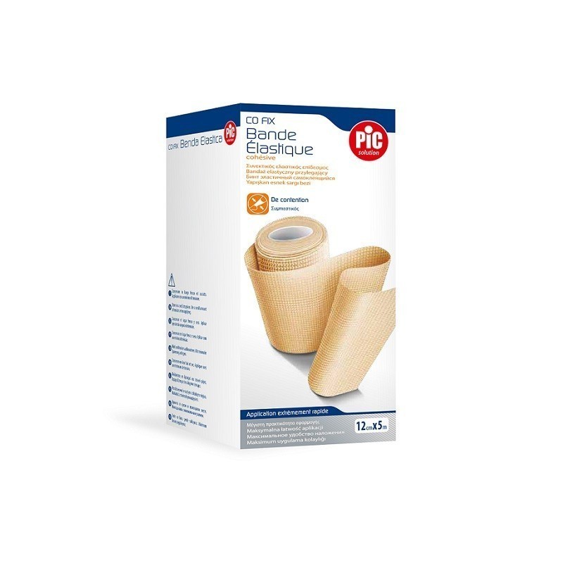 Pic Co-Fix Bandaż mocno uciskający cielisty 12cm x 5m