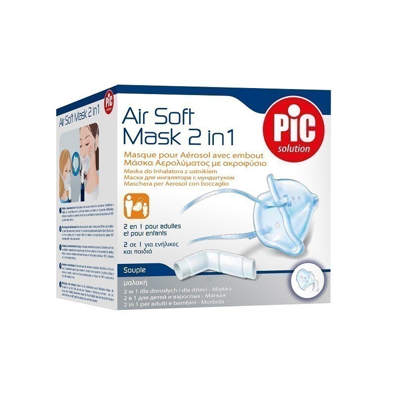 Pic Air Soft Maska Inhalacyjna 2w1 1szt.