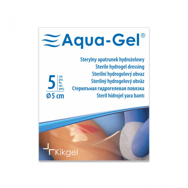Aqua-Gel Opatrunek Hydrożelowy średnica 5 cm