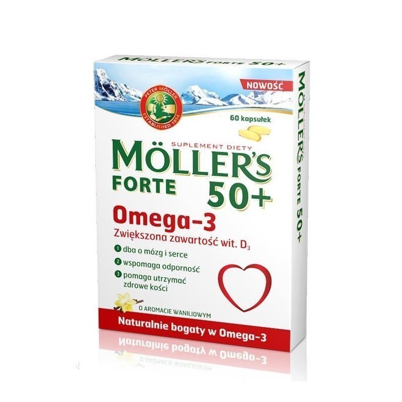 Mollers Forte 50+ 60 Kapsułek