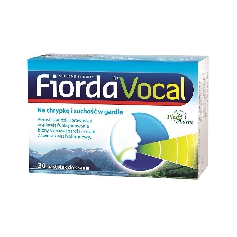 Fiorda Vocal Pastylki do ssania 30 szt.