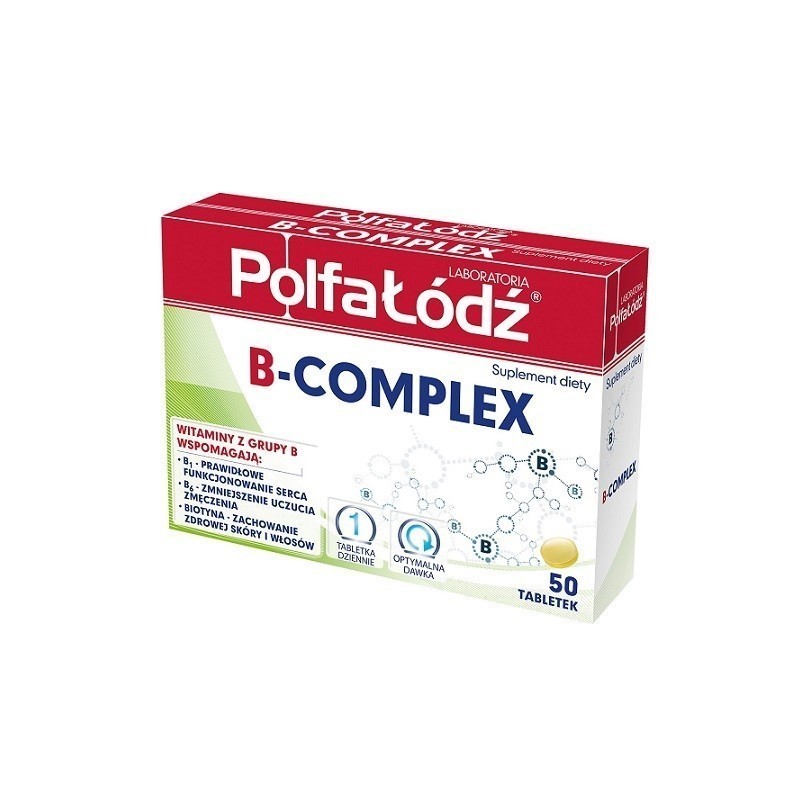 B-Complex Polfa Łódź 50 Tabletek