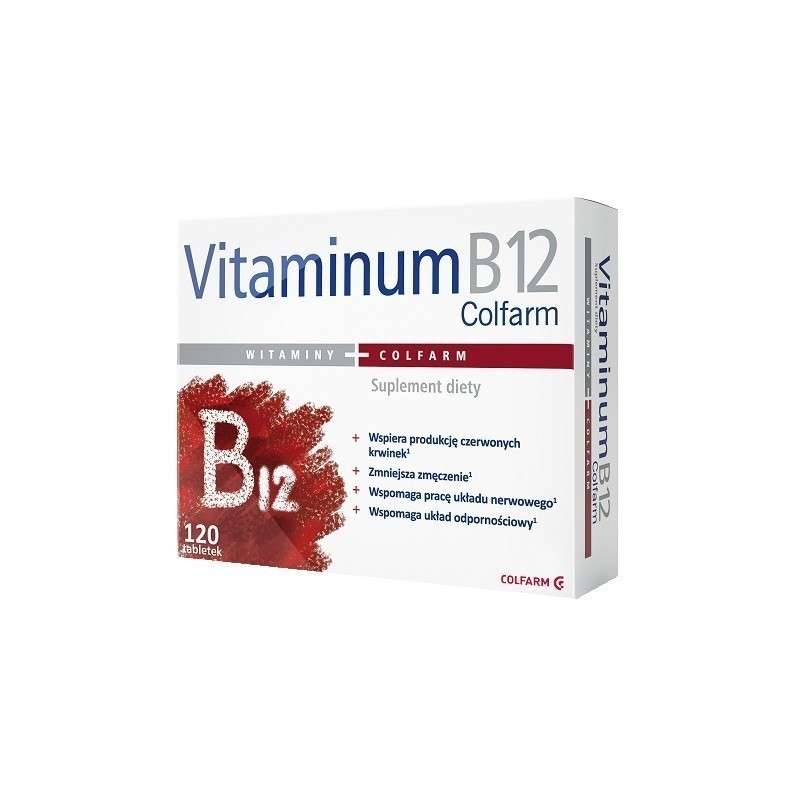 Vitaminum B12 120 Tabletek
