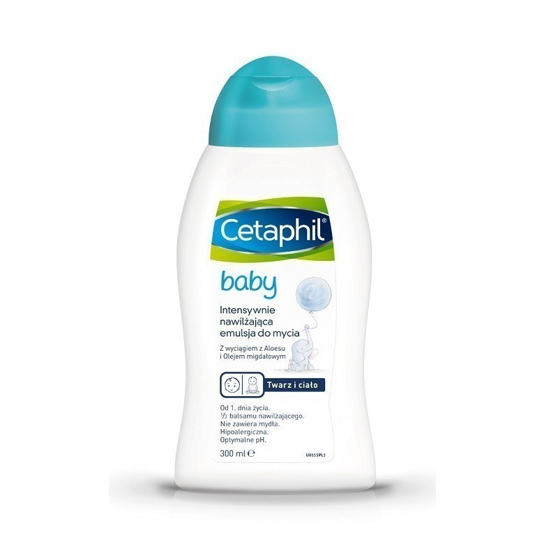 Cetaphil Baby Emulsja Intensywnie Nawilżająca do Mycia 300 ml