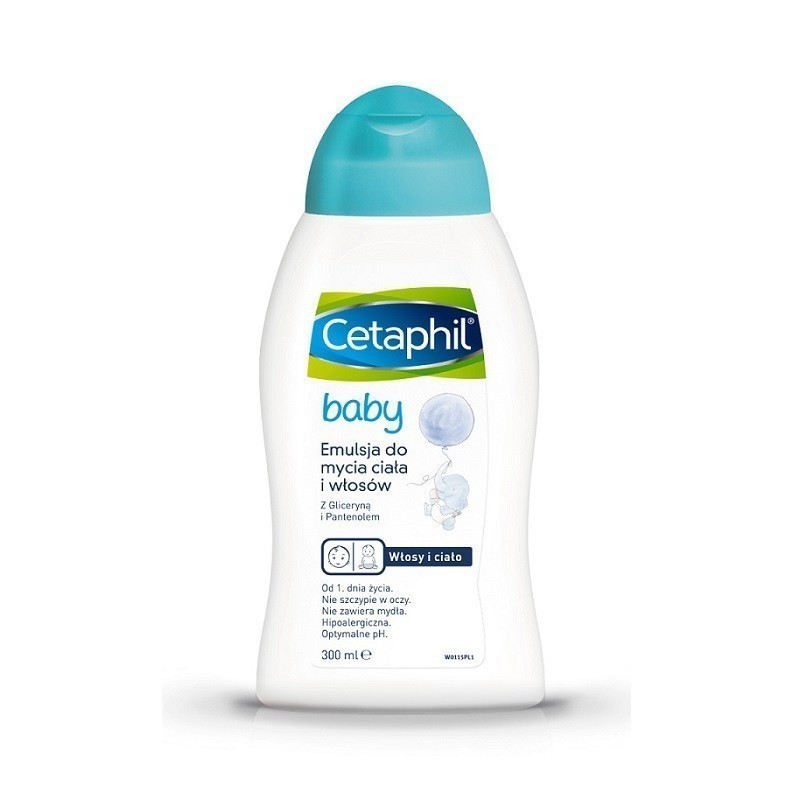 Cetaphil Baby Emulsja do Mycia Ciała i Włosów 300 ml