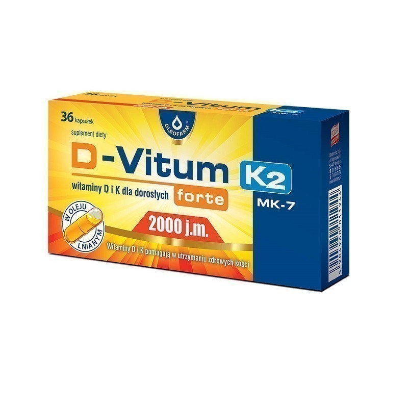 D-Vitum Forte 2000 j.m.+ K2 MK-7