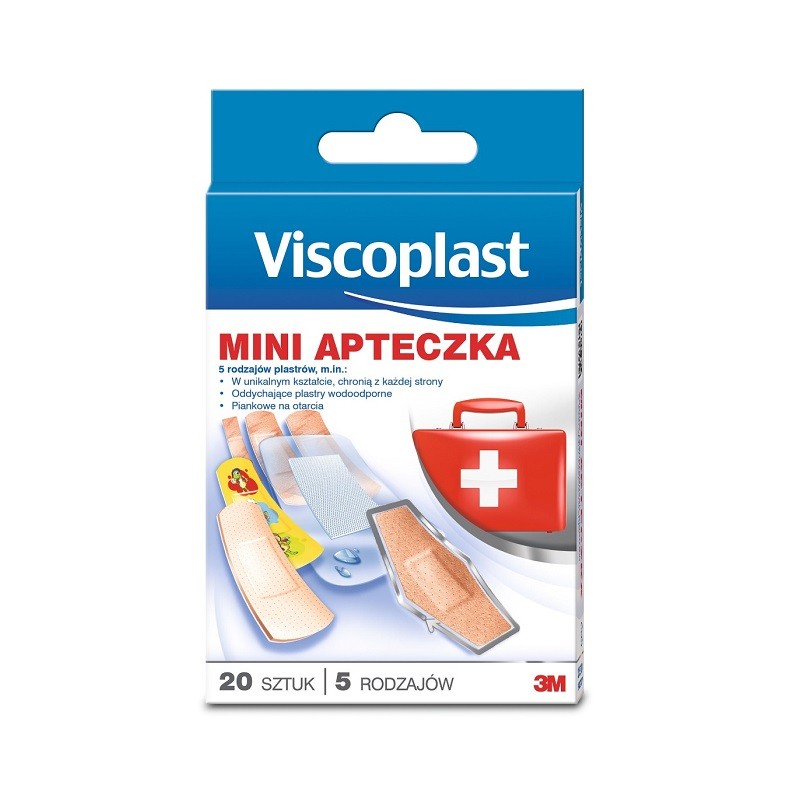 Viscoplast Mini Apteczka Plastry 20 szt.