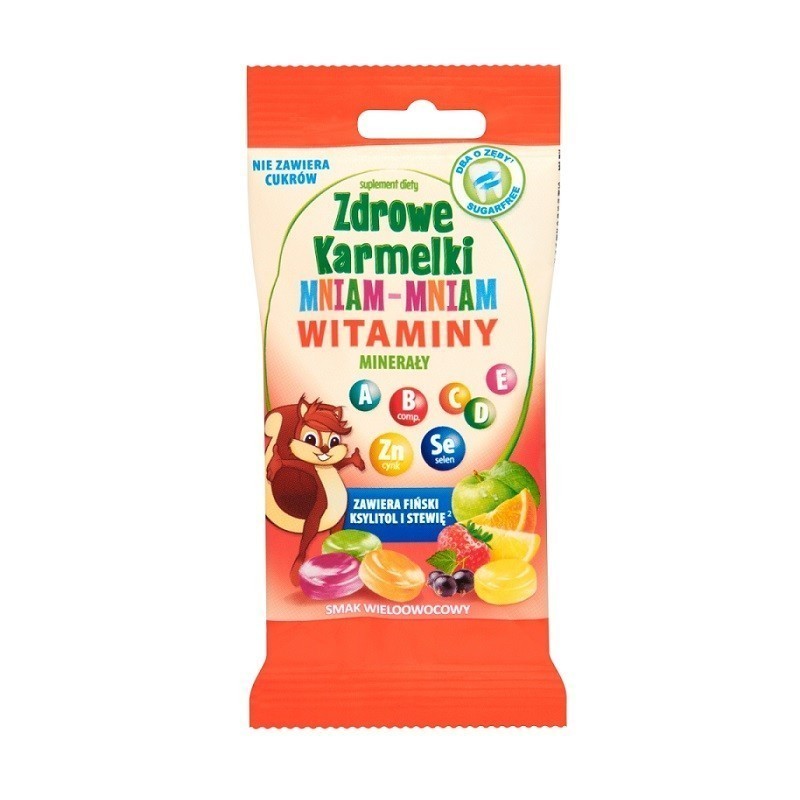 Zdrowe Karmelki Mniam-Mniam Witaminy i Minerały 40 g