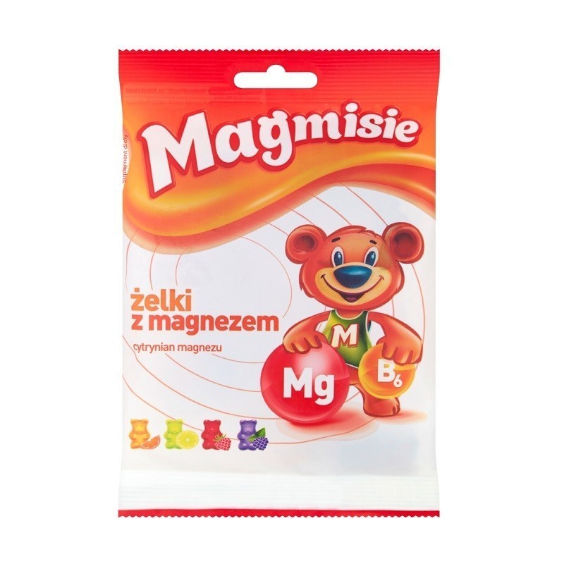 Magmisie Żelki z Magnezem 30 Sztuk