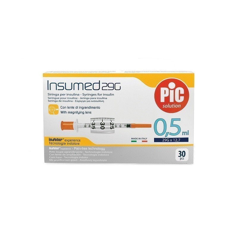 Pic Strzykawki Insumed 0,5 ml 29G x 12,7mm 30 szt.