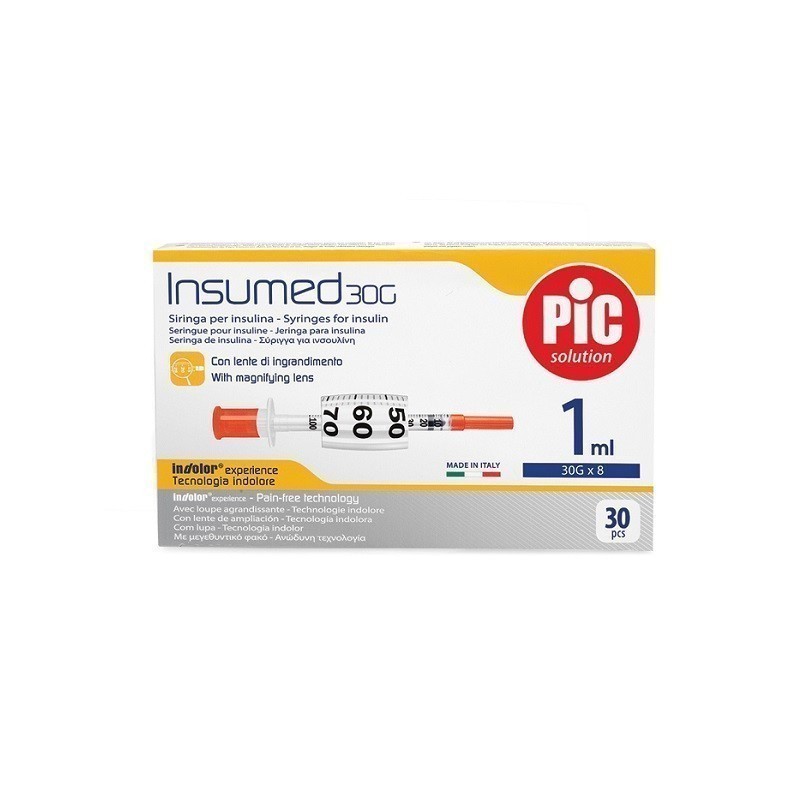 Pic Strzykawki Insumed 1 ml 30G x 8mm 30 szt.