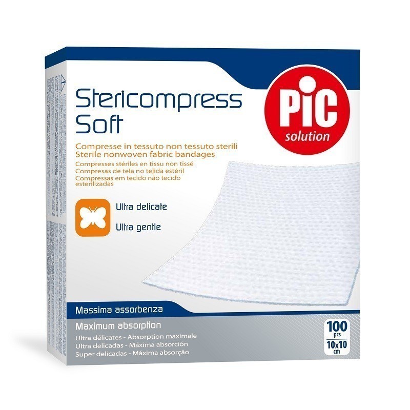 Pic Stericompress Soft Kompresy 10 x 10 cm 100szt.