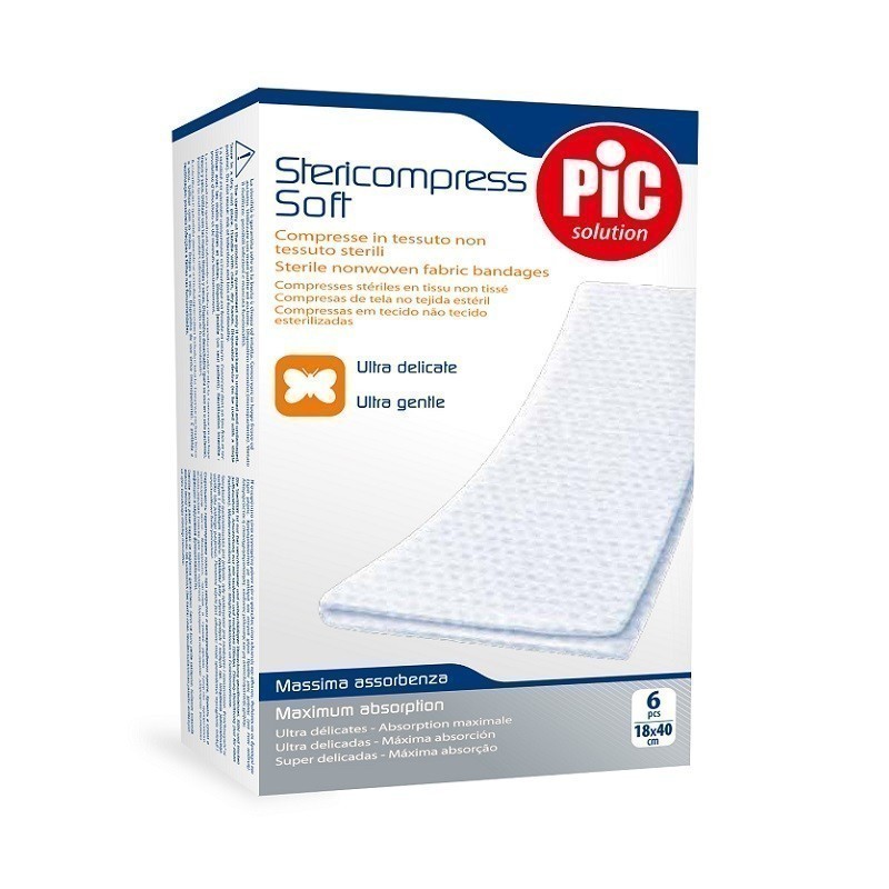 Pic Stericompress Soft Kompresy 18 x 40 cm 6szt.