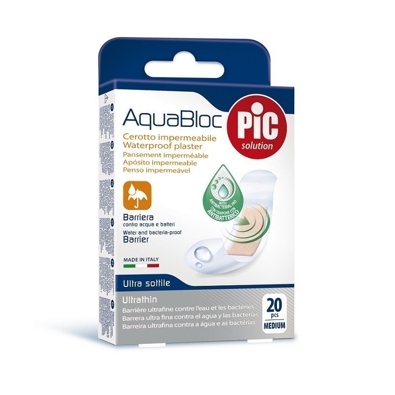 Pic Aquabloc Plastry Antybakteryjne Medium 20szt.