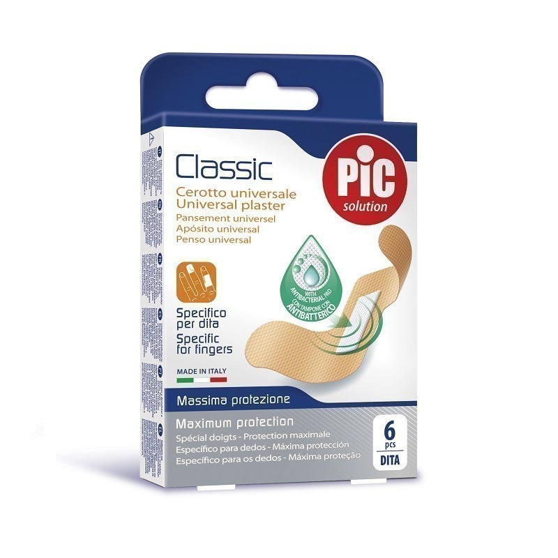 Pic Classic Plastry Antybakteryjne na palce 6szt.