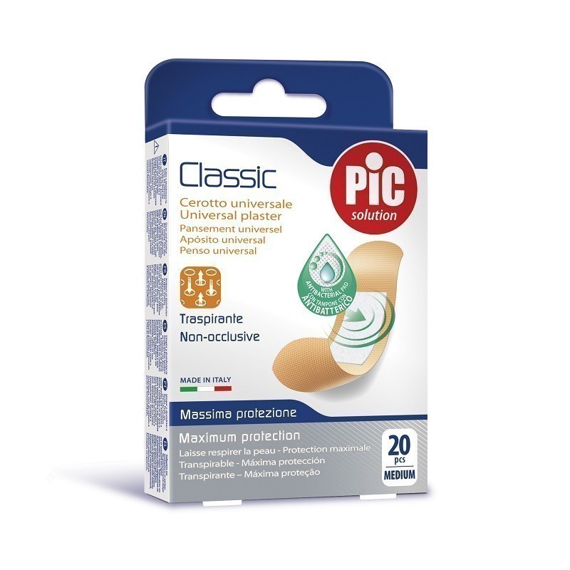 Pic Classic Plastry Antybakteryjne Medium 20szt.