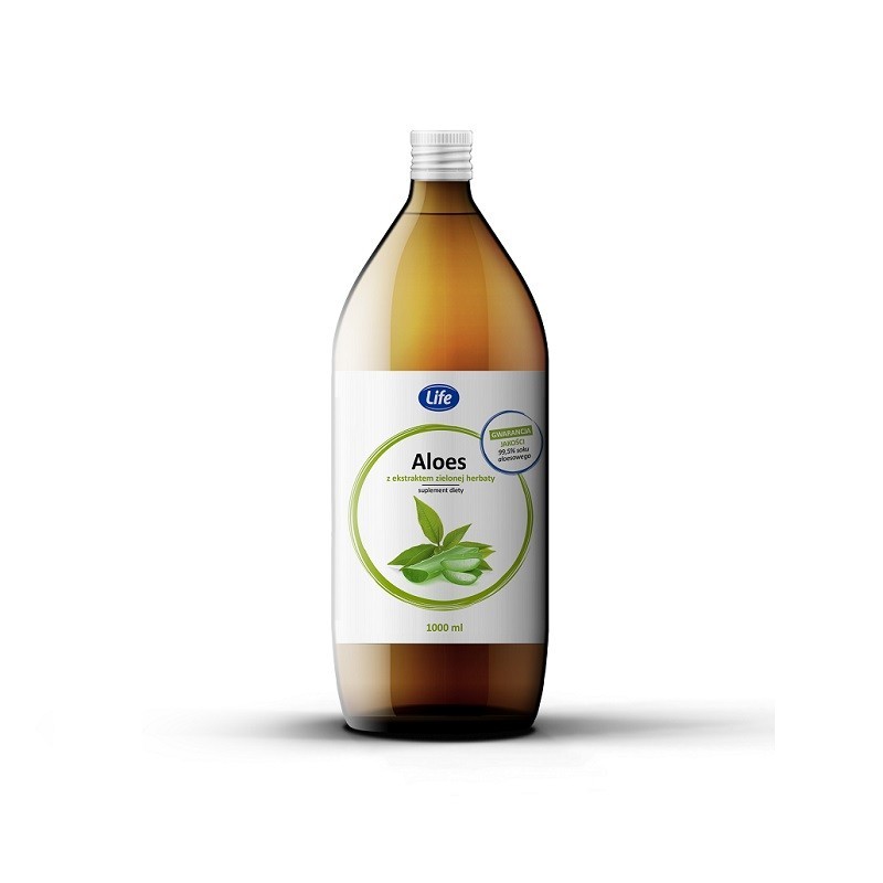 Life Aloes z Ekstraktem z Zielonej Herbaty 1000 ml