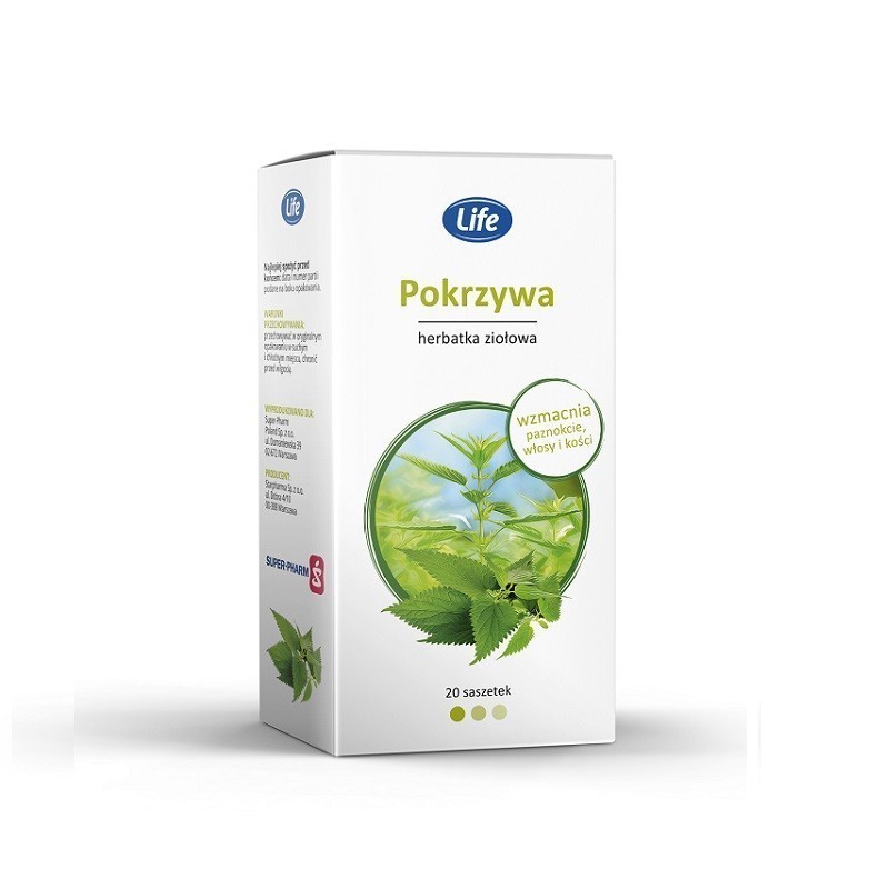 Life Pokrzywa Zioła do zaparzania 20 Saszetek