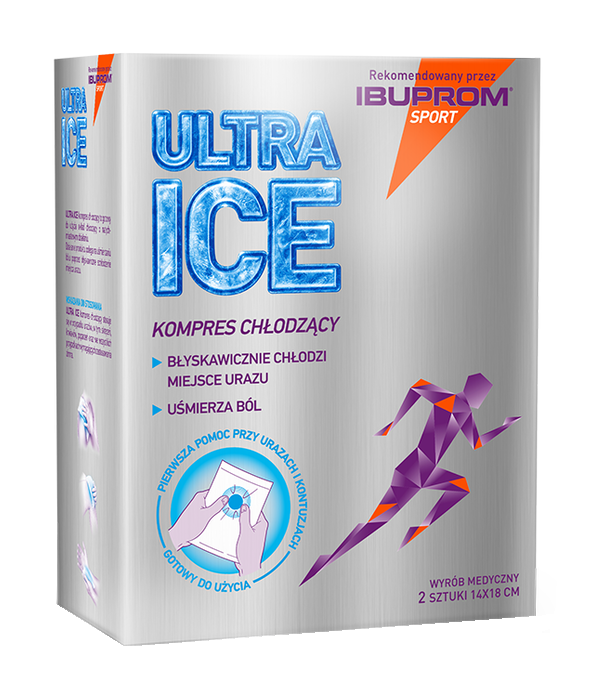 Ibuprom Ultra Ice Kompres Chłodzący 2 szt.