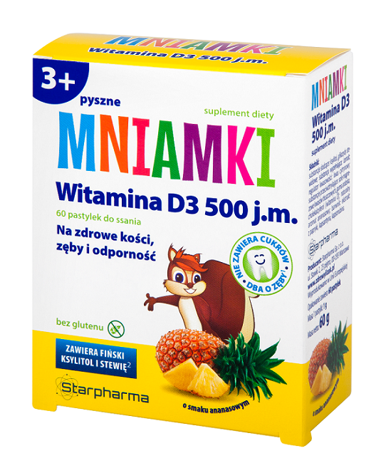 Mniamki Witamina D 500 j.m.