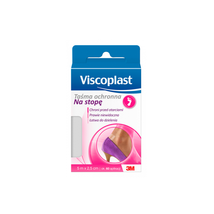 Viscoplast Taśma Ochronna na stopę 5m x 2,5cm