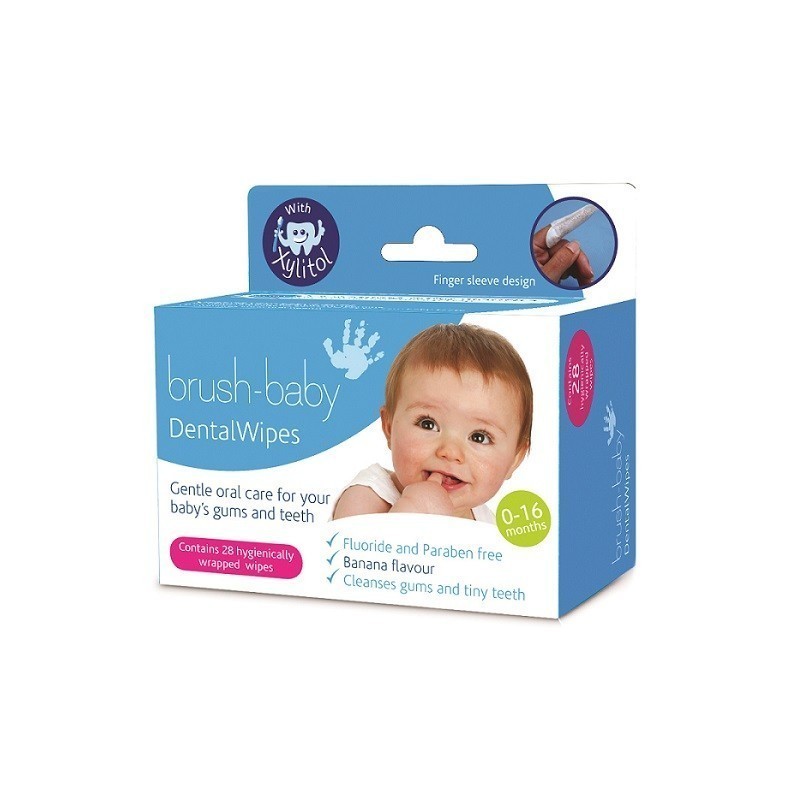 Brush-Baby Dental Wipes 28szt.