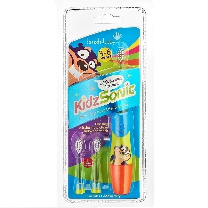 Brush-Baby Kidzsonic Szczoteczka Soniczna 3-6 Lat 1szt.