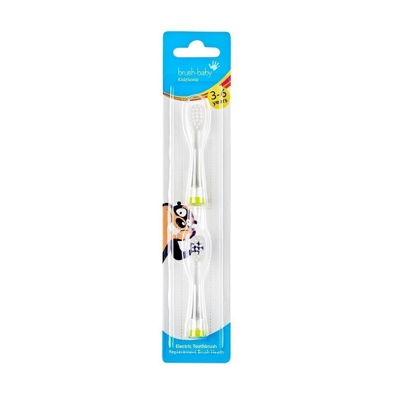 Brush-Baby Kidzsonic Końcówki do Szczoteczki 3-6 Lat 2szt.