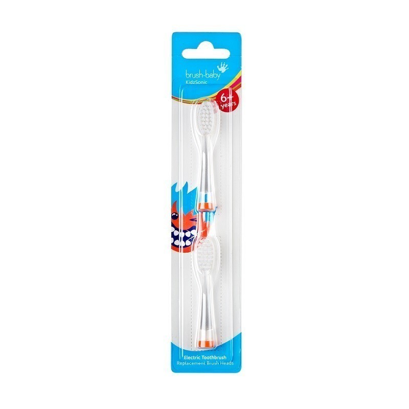 Brush-Baby Kidzsonic Końcówki do Szczoteczki 6+ 2szt.