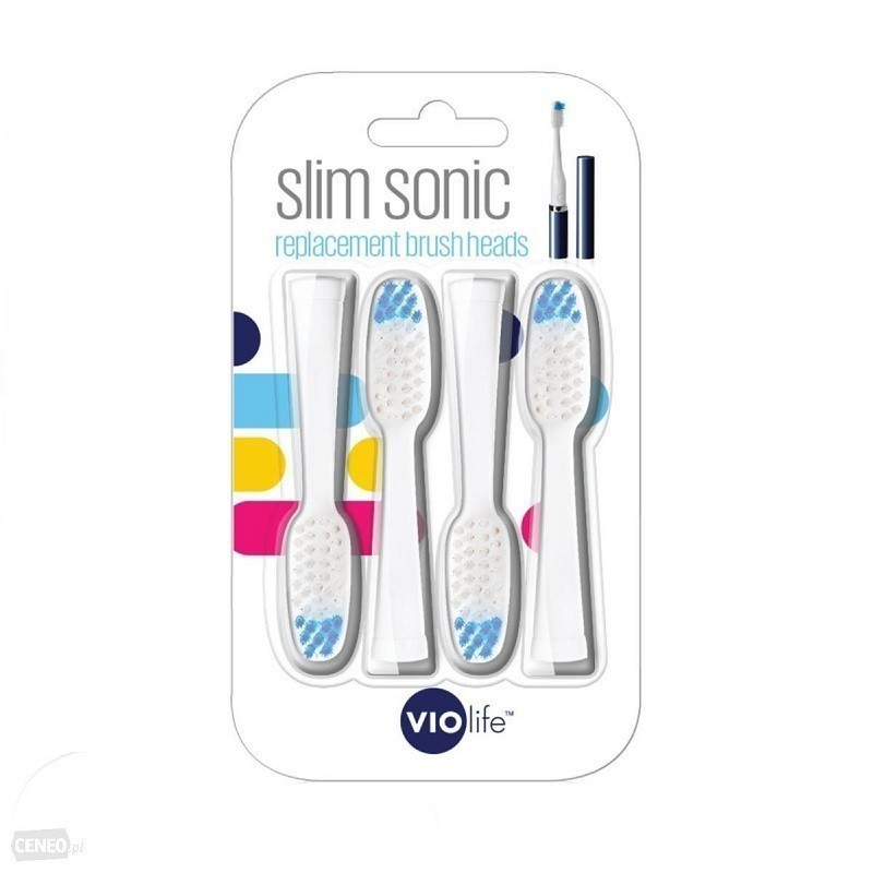 Slimsonic Końcówki do szczoteczki podróżnej 4 szt.