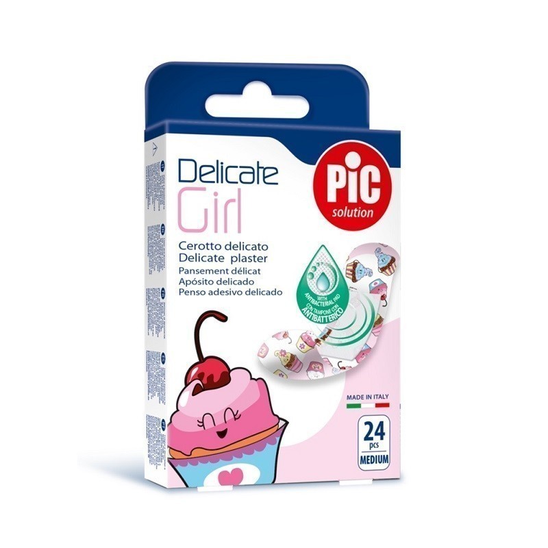 Pic Delicate Kids Girl Plastry 24 szt.