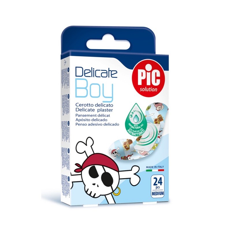 Pic Delicate Kids Boy Plastry 24 szt.