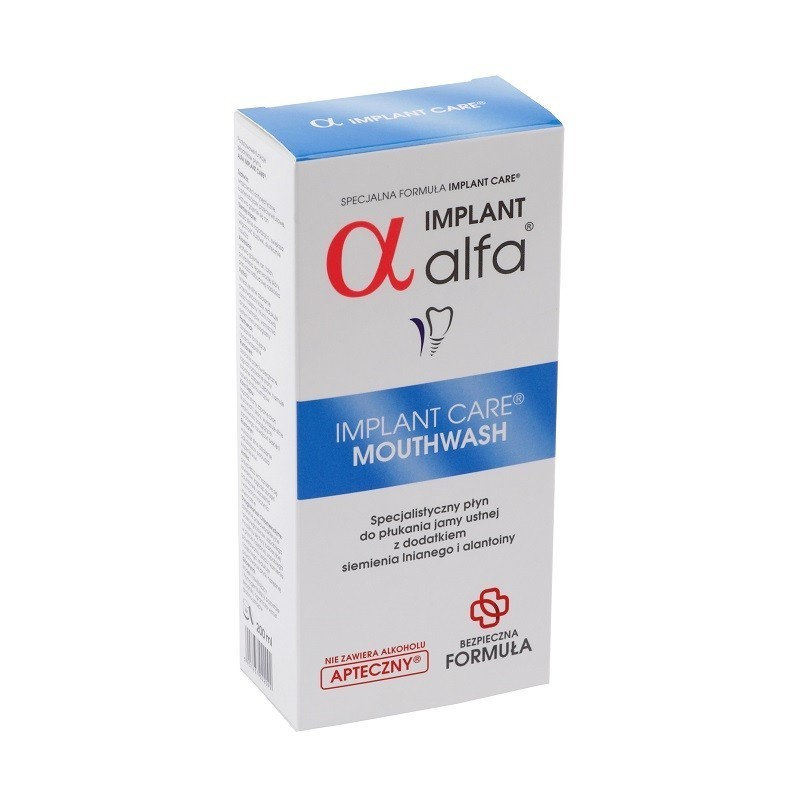 Alfa Implant Stomatologiczny Płyn do Płukania Jamy Ustnej 200 ml