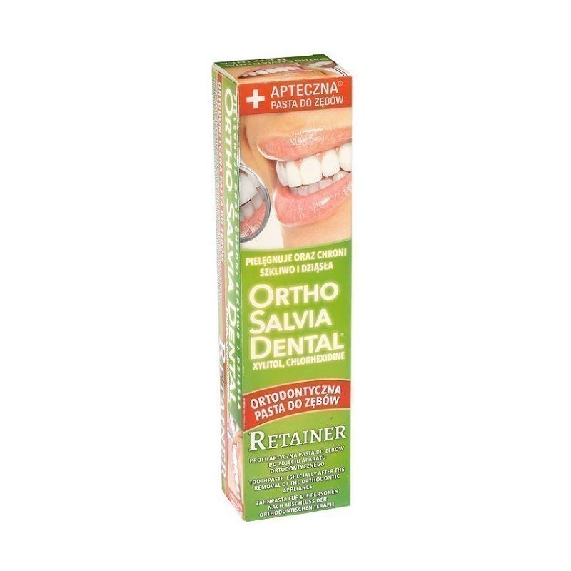 Ortho Salvia Dental Retainer Specjalistyczna Pasta do zębów 75 ml