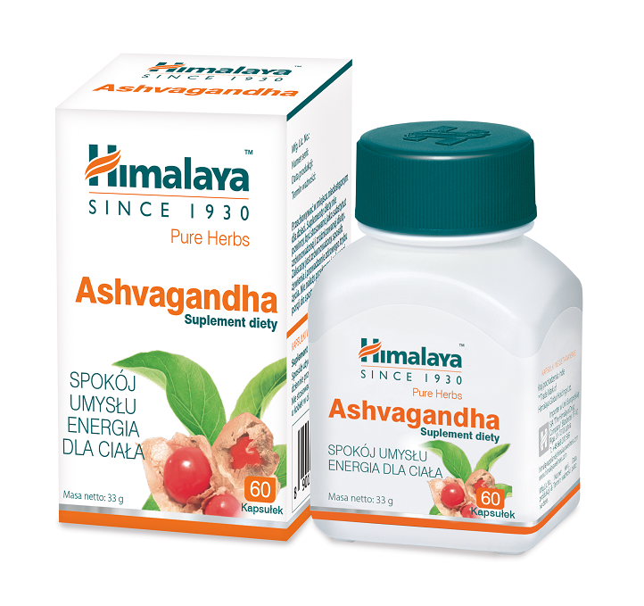 Himalaya Ashvagandha 60 Kapsułek