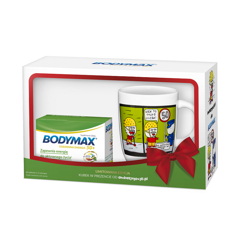 Bodymax 50+ Codzienna Energia 60 tabl. + Kubek Gratis