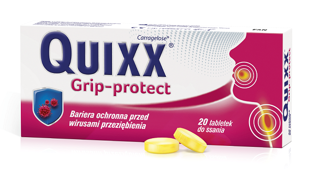 Quixx Grip-Protect 20 Tabletek do ssania