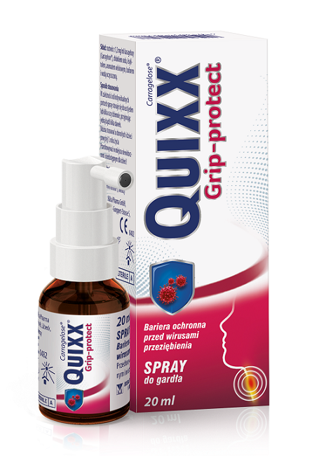 Quixx Grip-Protect Spray do gardła 20 ml