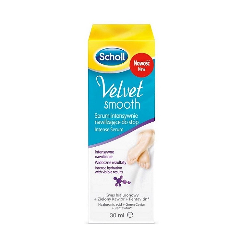 Scholl Velvet Smooth Intensywne serum nawilżające do stóp 30 ml