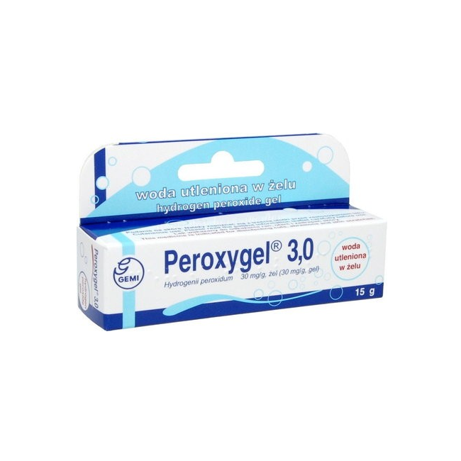 Peroxygel 3% Woda utleniona w żelu 15 mg