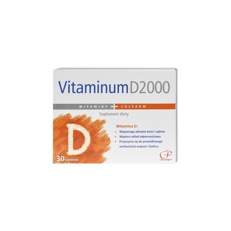 Vitaminum D 2000 30 Tabletek
