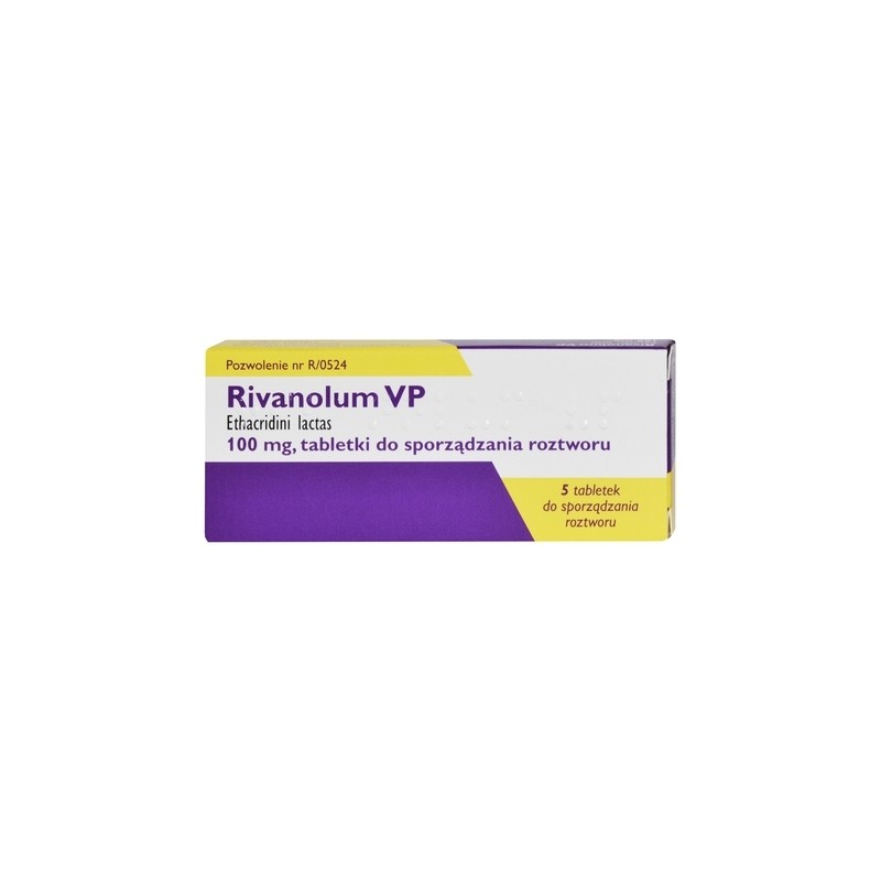 Rivanolum 100 mg 5 Tabletek