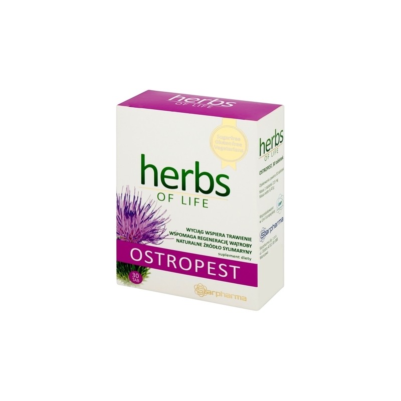 Herbs of Life Ostropest 30 Tabletek