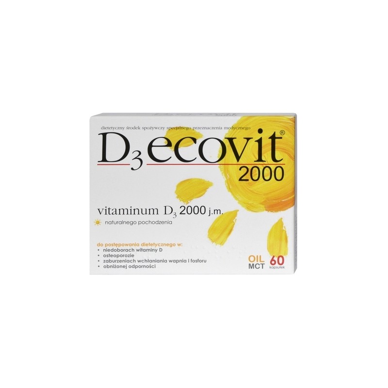 D3-Ecovit 2000 60 Kapsułek