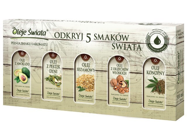Odkryj 5 smaków świata (Oleje Świata)